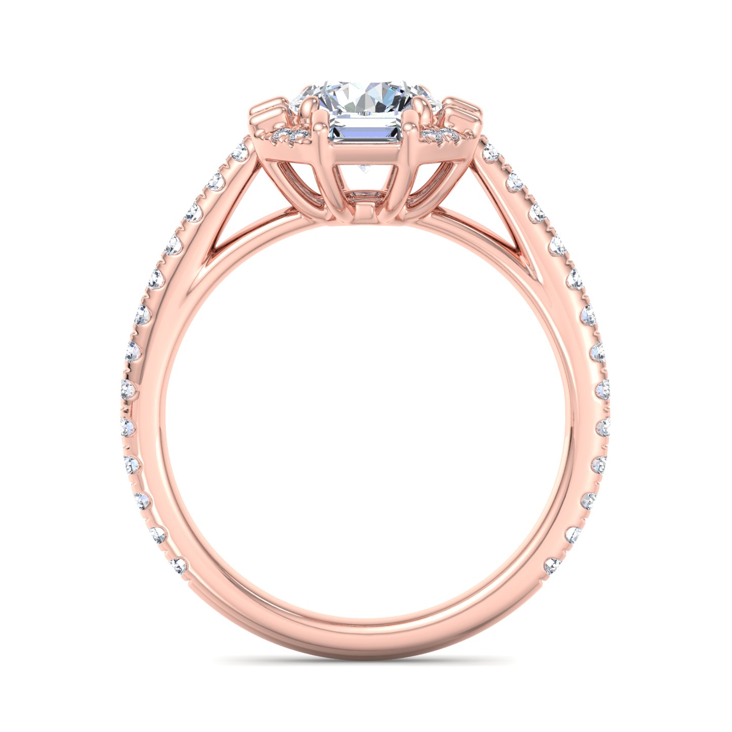 Destiny Halo Engagement Ring